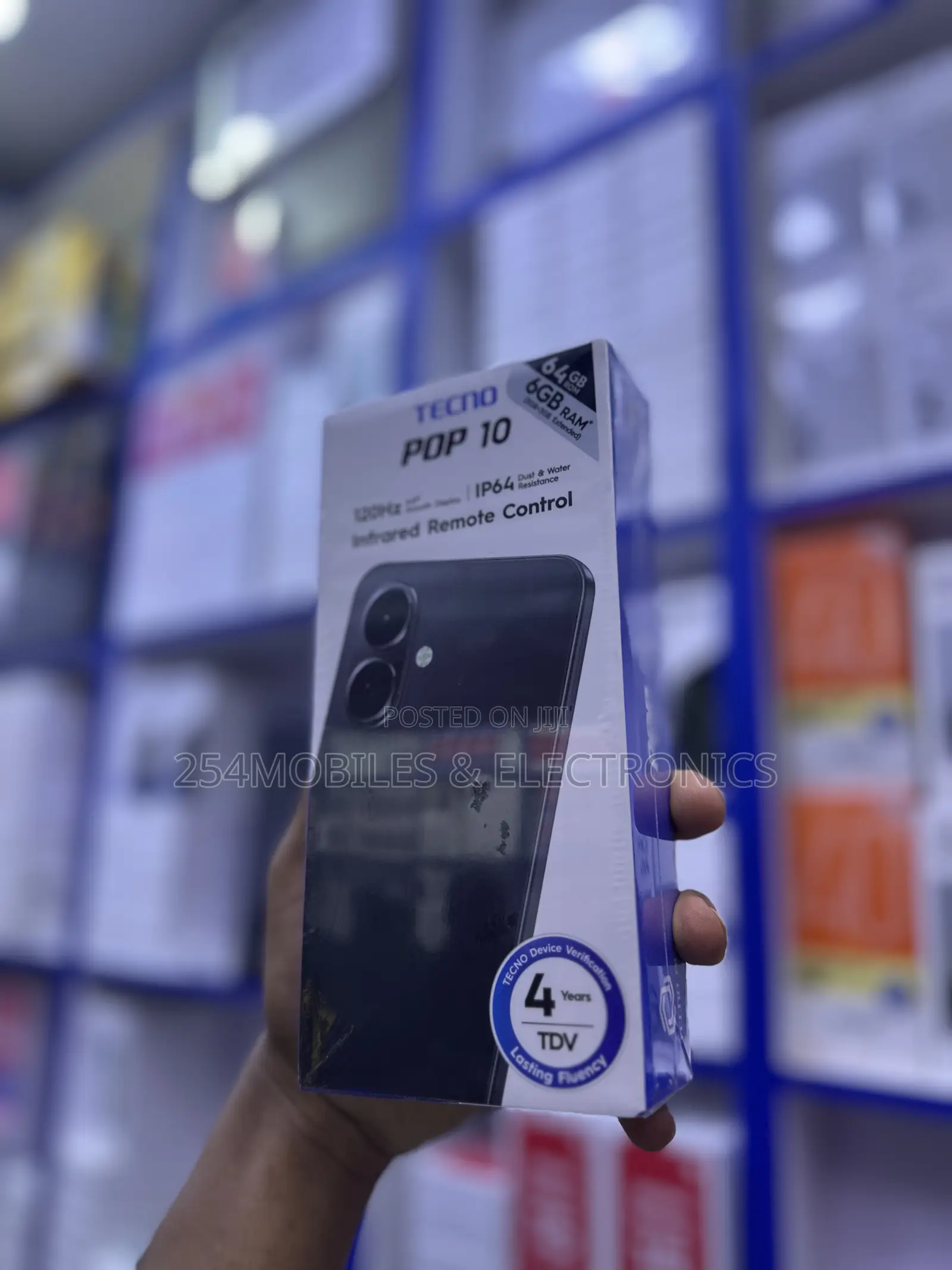 New Tecno Pop 10 64 GB Black