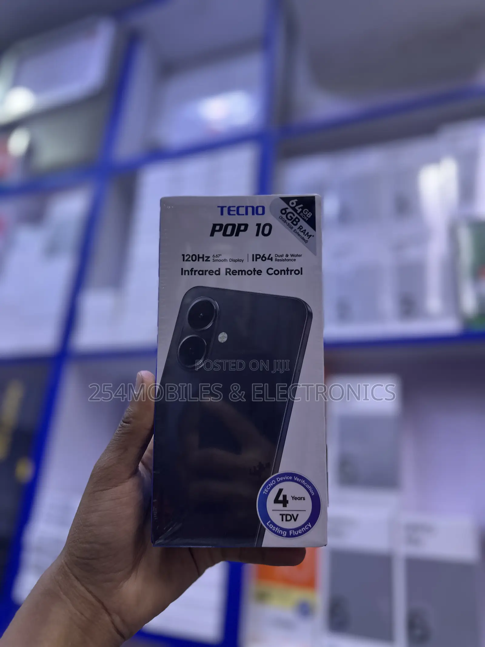 New Tecno Pop 10 64 GB Black
