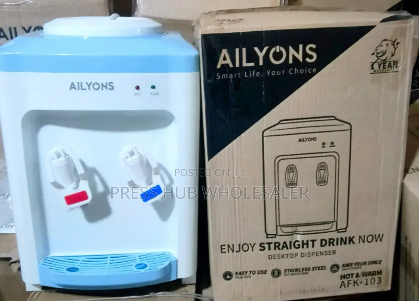 Ailyons Afk-103 Desktop Hot and Warm Water Dispenser
