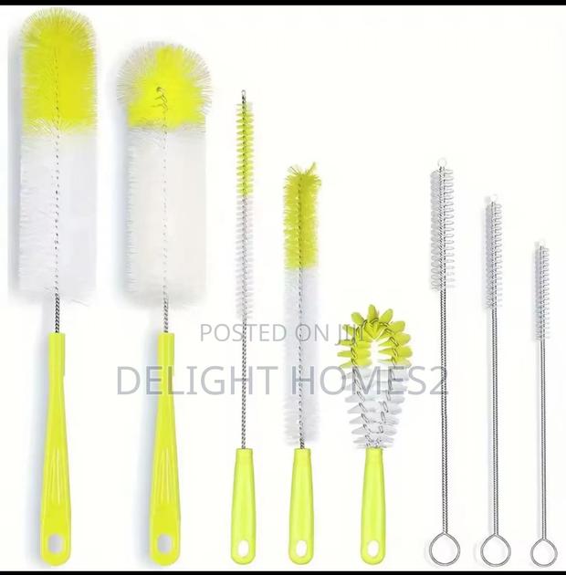 8pcs Straw Tea Stain Removal Brush Set_care - thumbnail 4