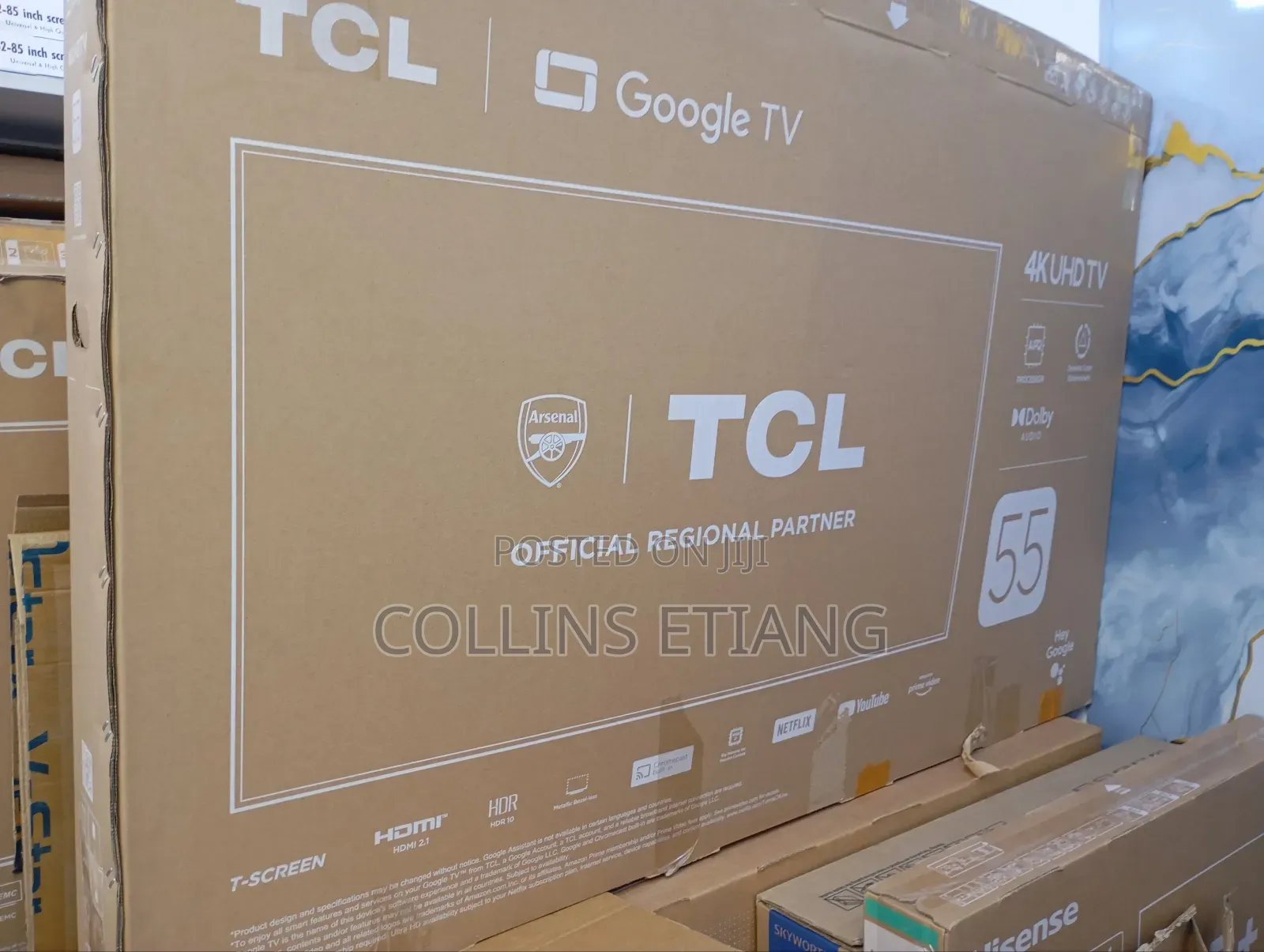 TCL V6c 55 Inch Direct Led HDR Smart Tv