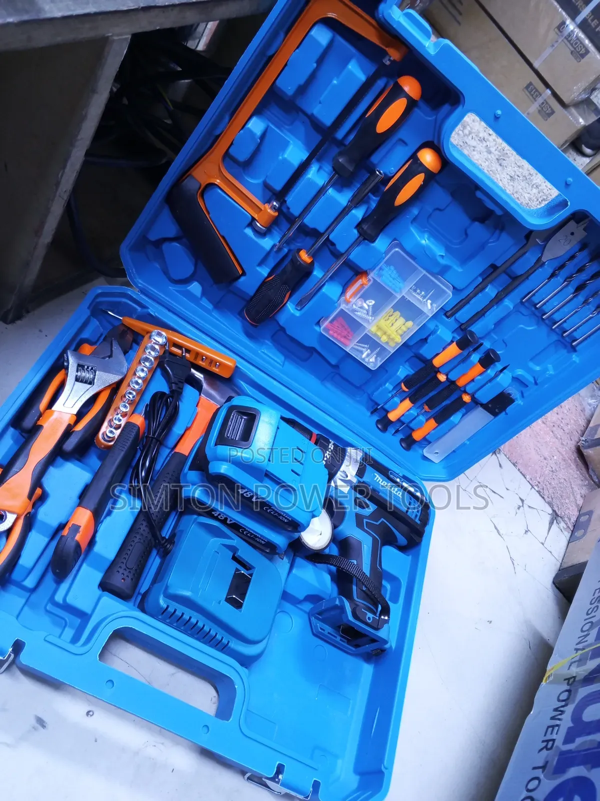 Cordless Drill 47pc Makita 36v Tool Set