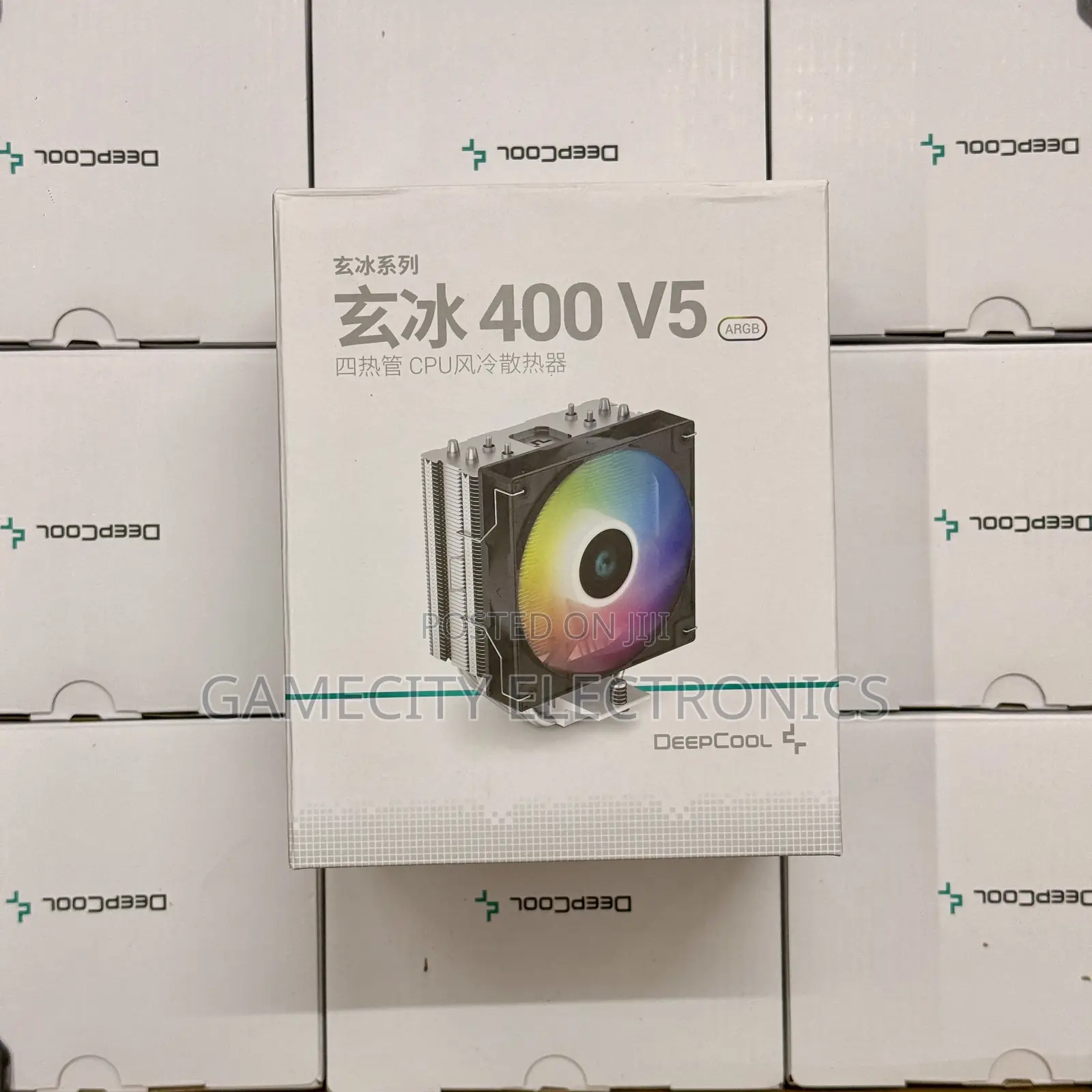 Deepcool Argb 400 V5 Cpu Processor Air Cooler 120mm White and Black