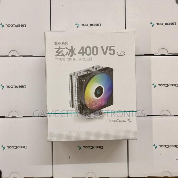 Deepcool Argb 400 V5 Cpu Processor Air Cooler 120mm White and Black - thumbnail 3