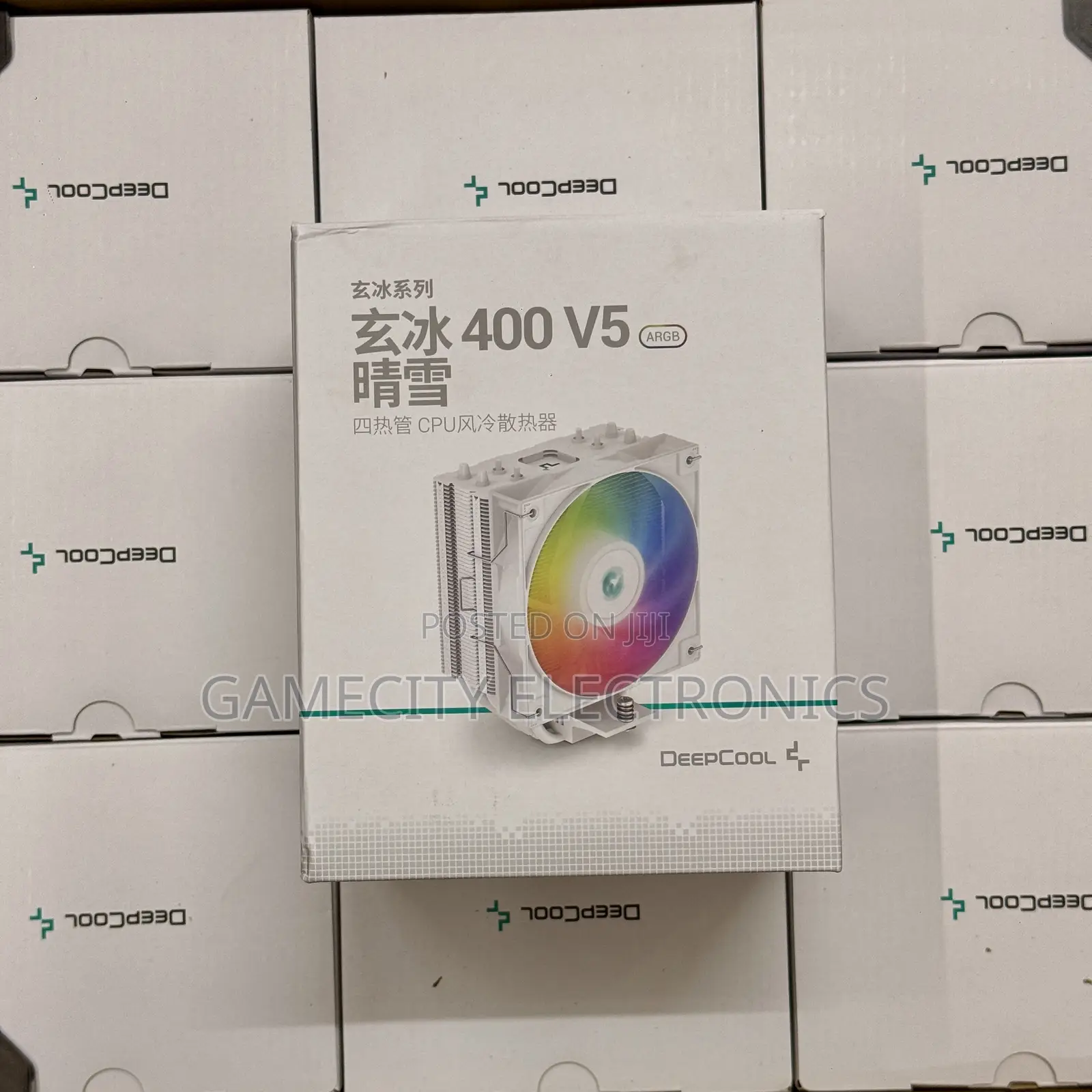 Deepcool Argb 400 V5 Cpu Processor Air Cooler 120mm White and Black