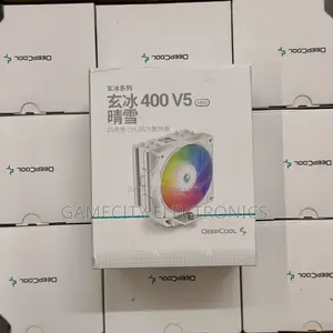 Deepcool Argb 400 V5 Cpu Processor Air Cooler 120mm White and Black