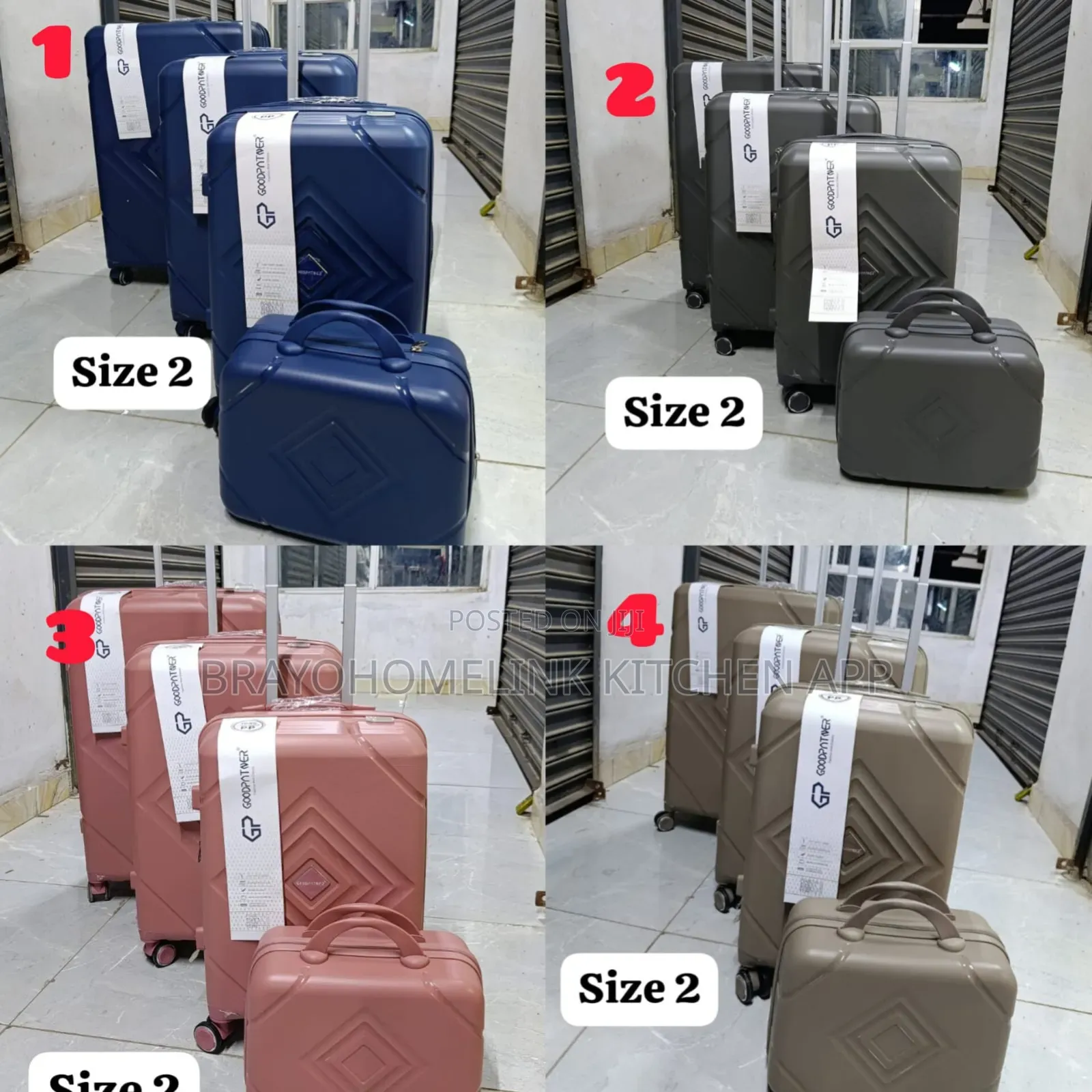 *4 in 1 Luxurious Unbreakable Suitcase*