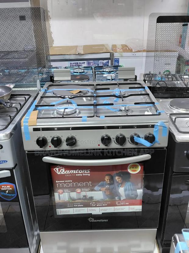 Ramtons 60 by 60 3+1 Standing Cooker