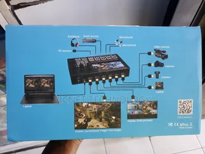 Built in Screen 4 Way Hdmi Video Switcher for Live Streaming