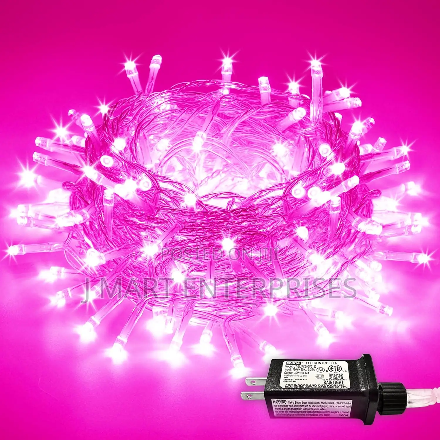 Pink Lights For Valentines Day Decor,