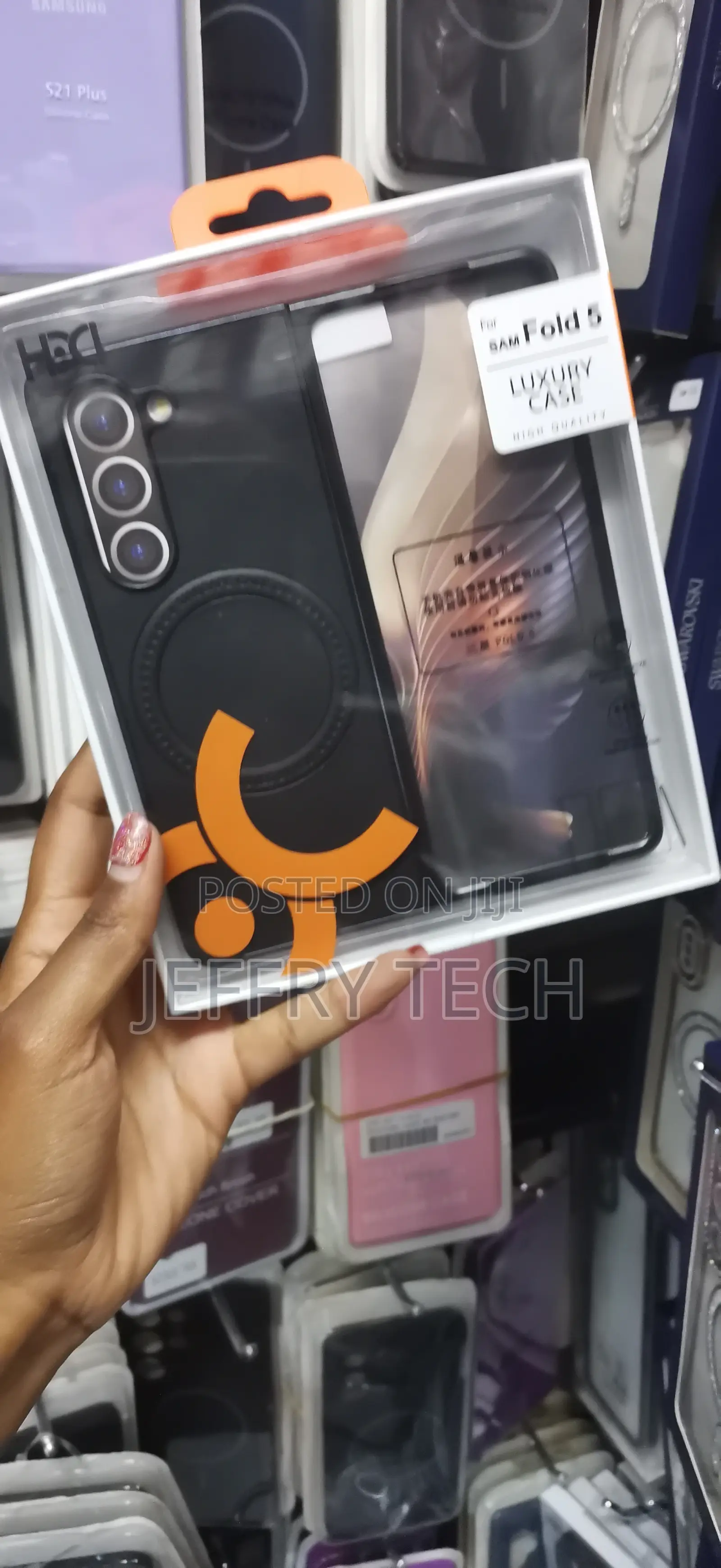 Makavo Magnetic Compatible HDD Samsung Galaxy Z Fold 5 Case