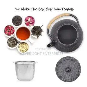 900ml Cast Iron Set Teapot