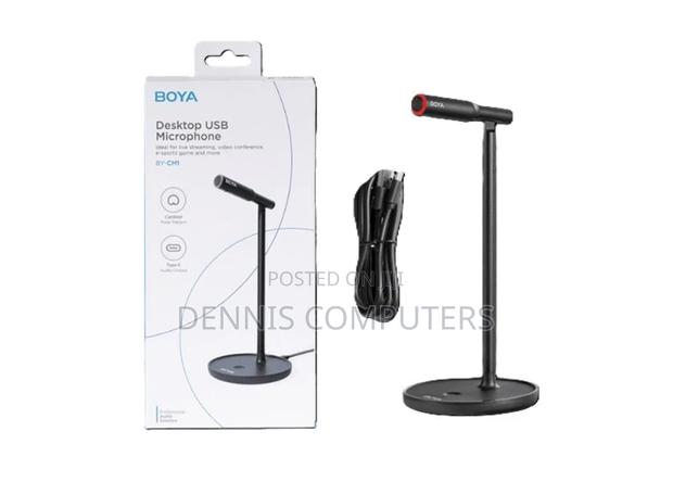 Boya by-Gm18c Desktop Cardiod Gooseneck Microphone