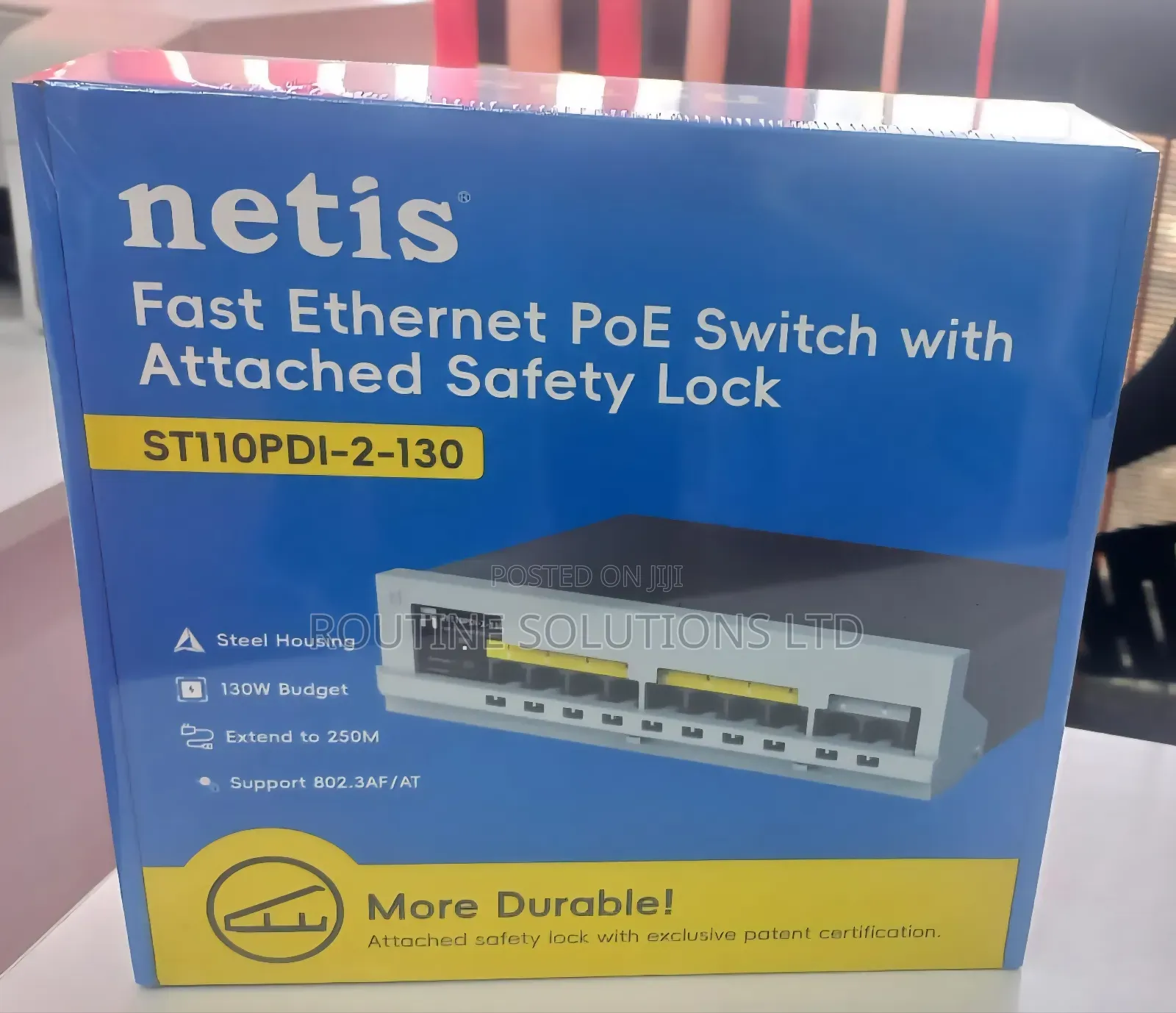 Netis Fast Ethernet 8-Port Poe Switch St110pdi-2-130