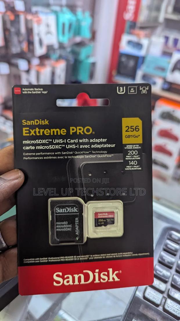 Sandisk 256gb Extreme Pro Sd Card