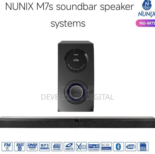 Nunix M7s Soundbar Speaker System - main view