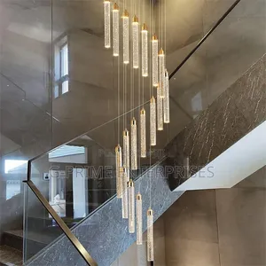 Crystal Staircase Chandelier Light Modern Light