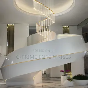 Crystal Staircase Chandelier Light Modern Light
