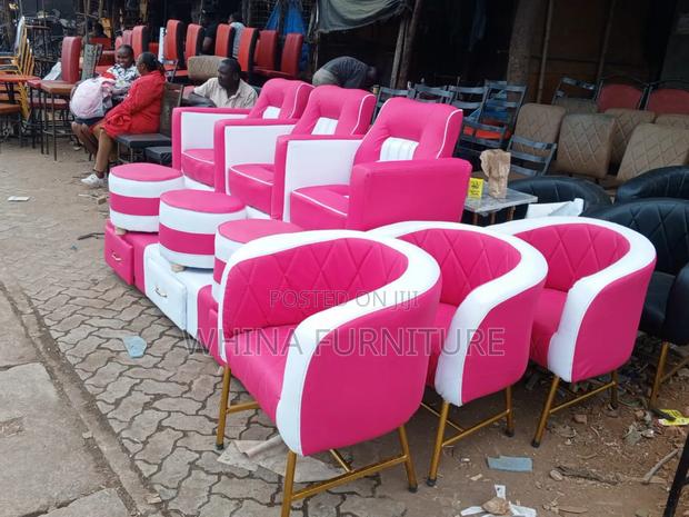 One,3seater Pedicure Chair and 3 Manicure Chairs