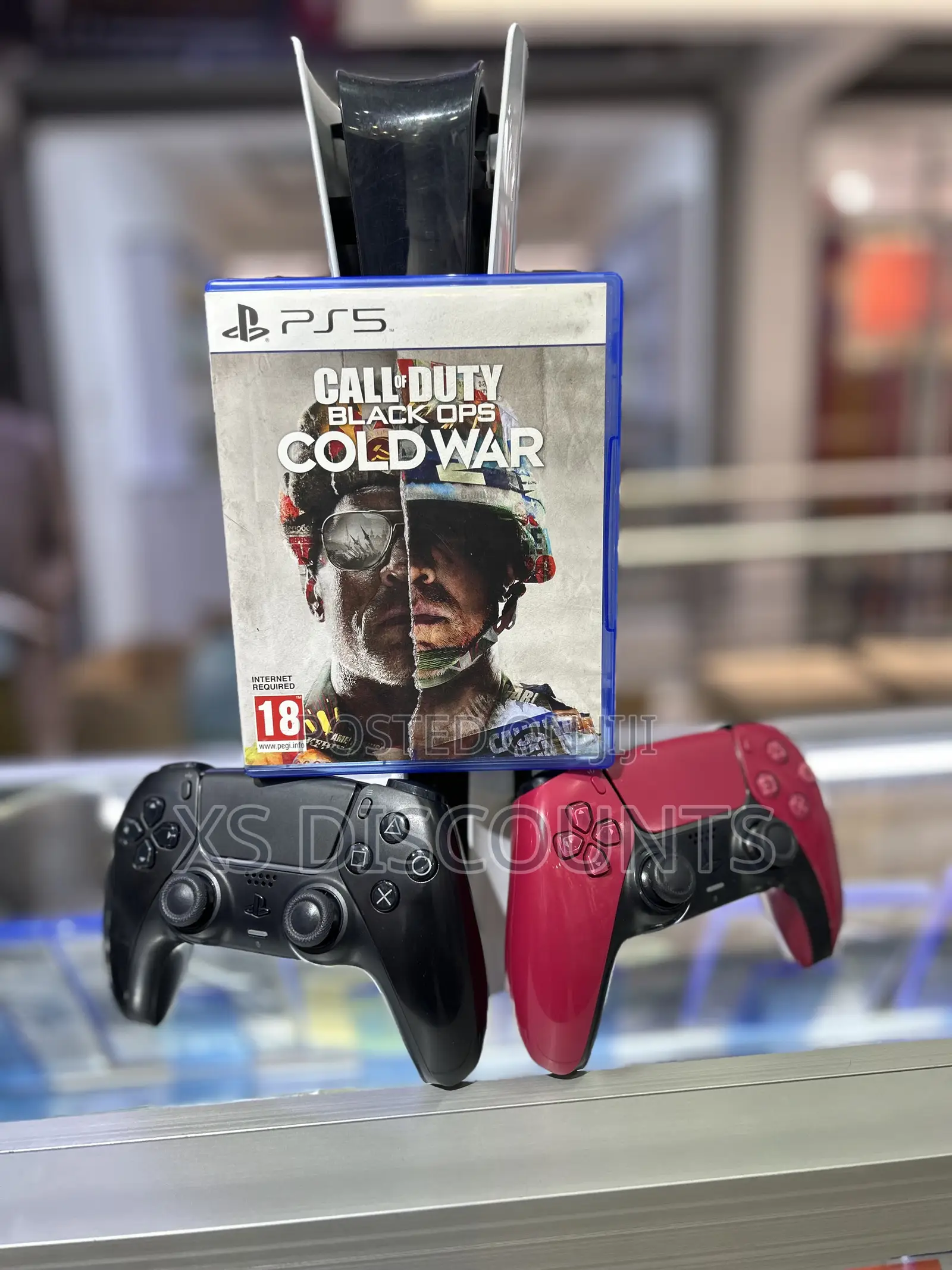 Playstation 5 Slim With Cod: Black Ops Cold War With 2 Pads Bundle