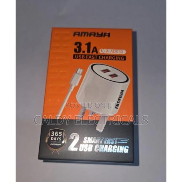 Amaya 3.1a Usb Fast Charger