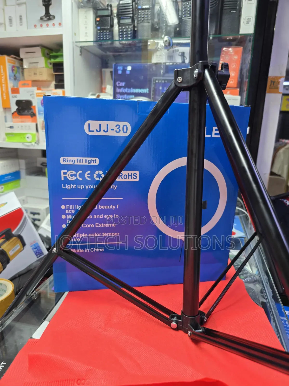 12-Inch Led Ring Fill Light With Tripod Stand and Phone Holder