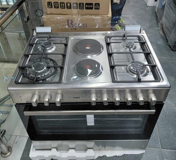 Von Cooker 90by60 4+2 Standing Cooker Full Oven (Vcf964271fsx