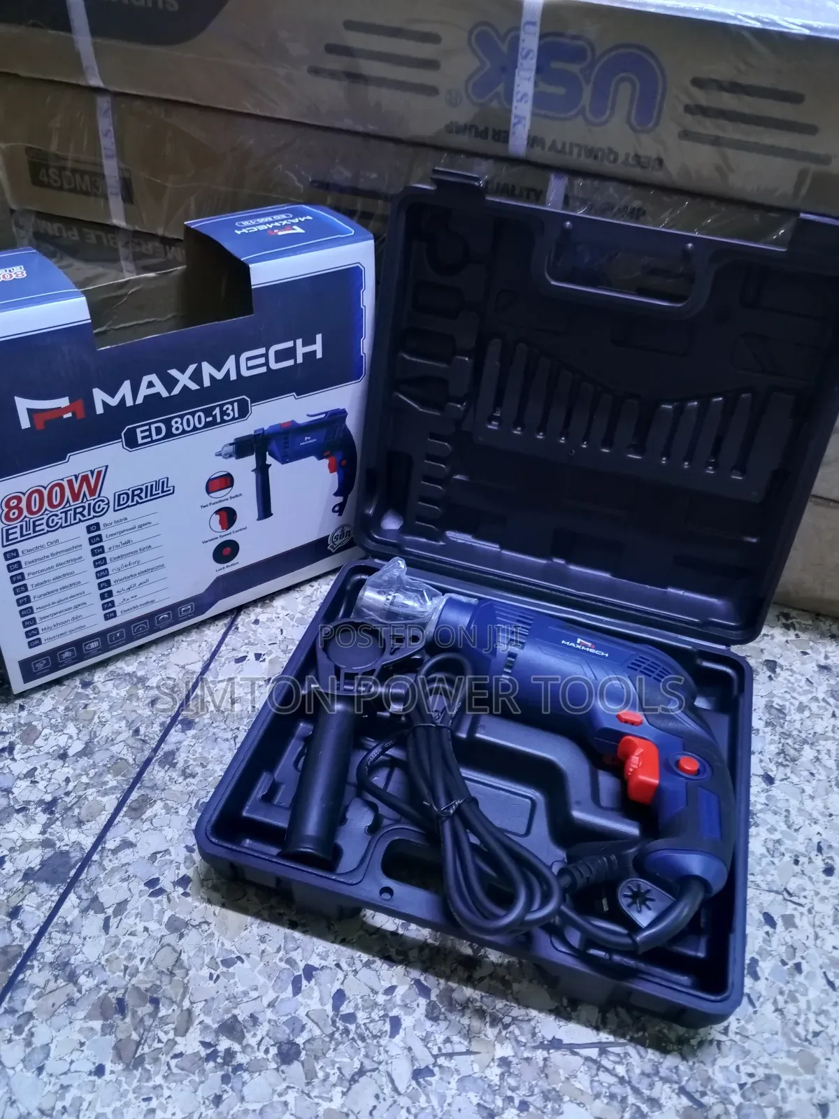 Industrial Maxmech Electric Drill 800watts