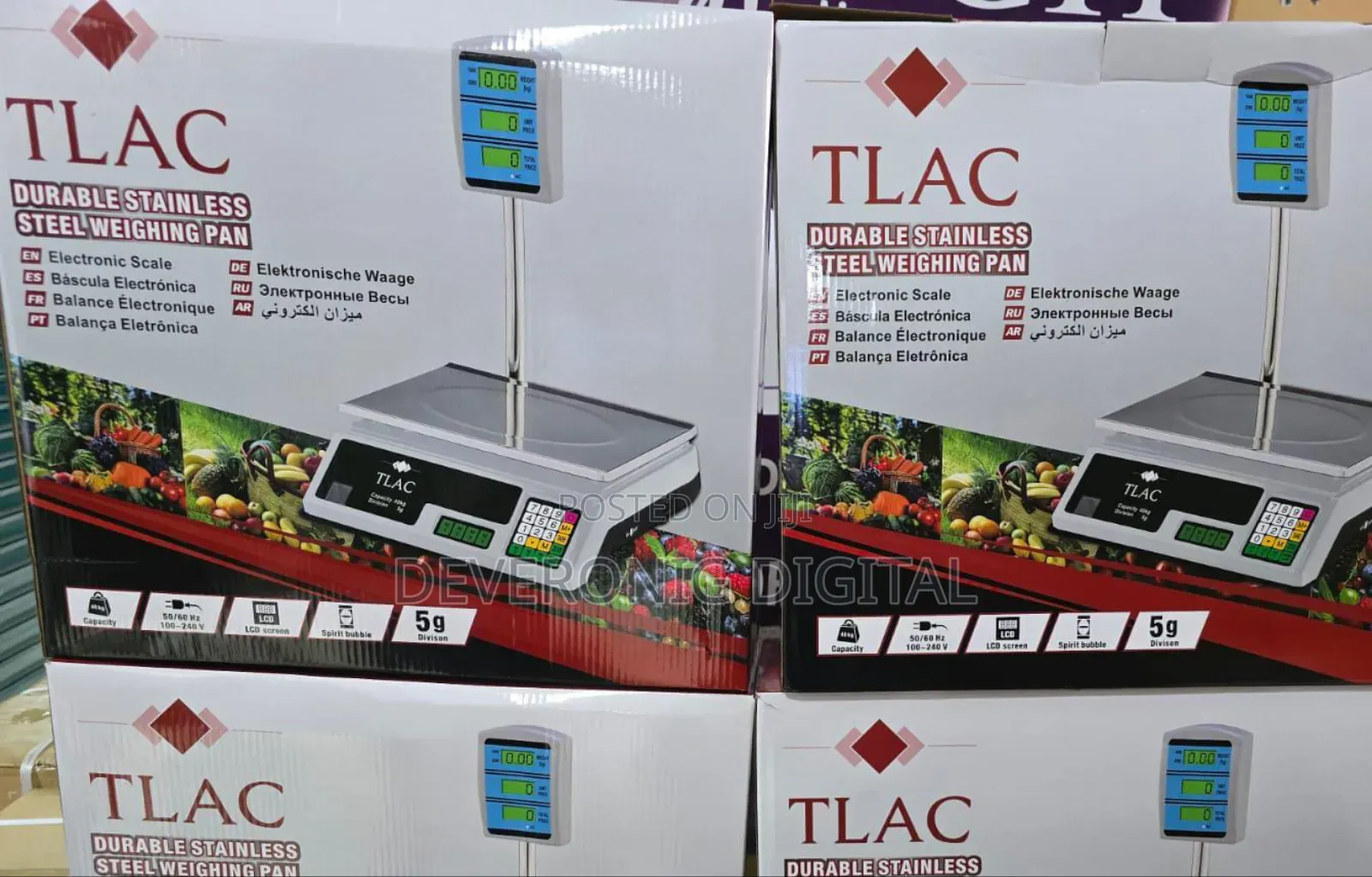 Tlac 40 KGS Acs-40 Digital Computing Weighing Scale With Arm