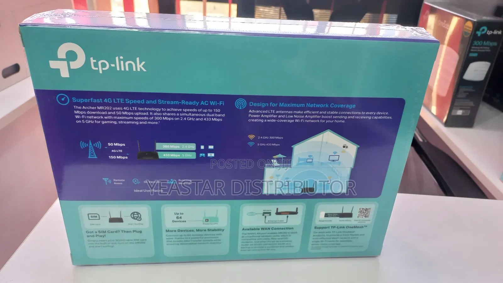 Tp-Link Archer Mr202 Ac750 4lte Router