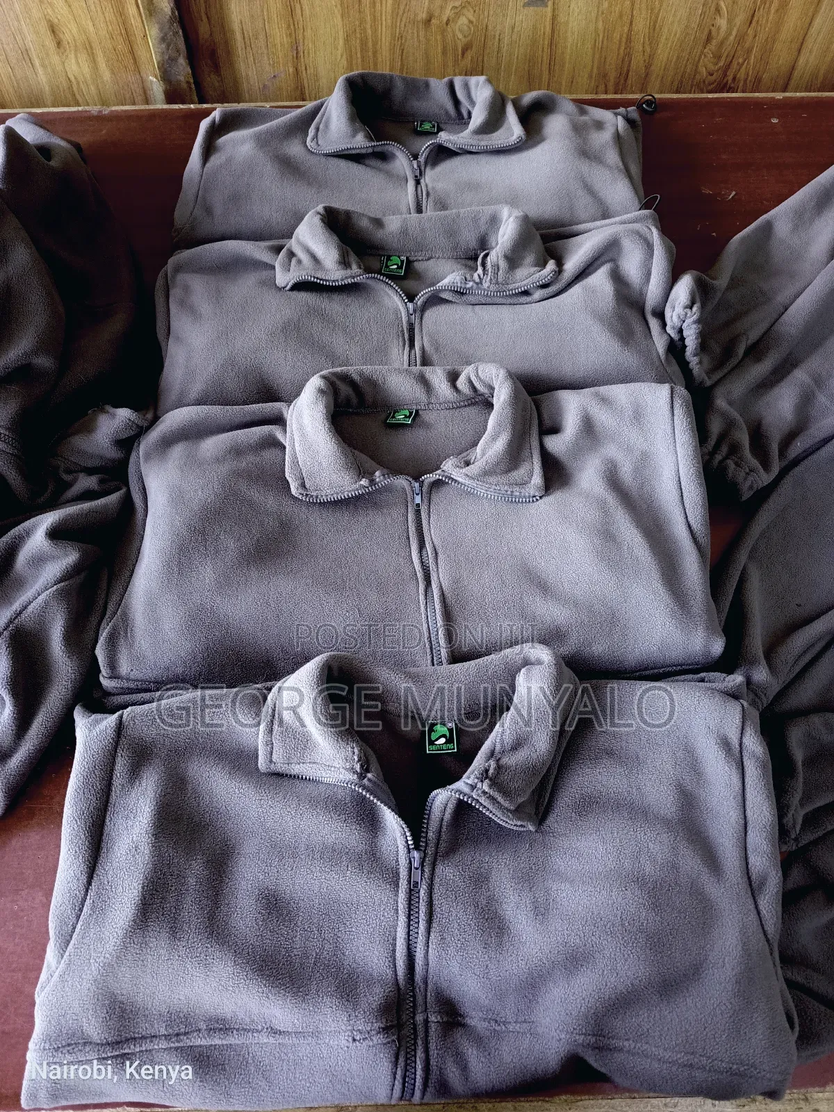 Plain School Fleece Sweater