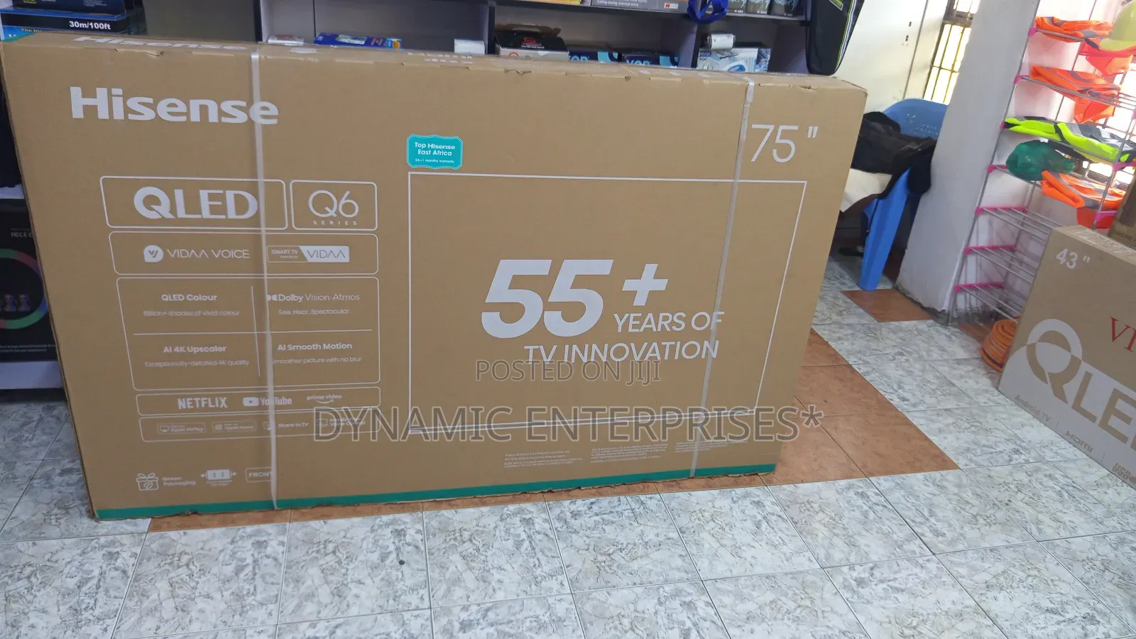 Hisense 75-Inch Qled Tv (Q6 Series, Model 75q6n).
