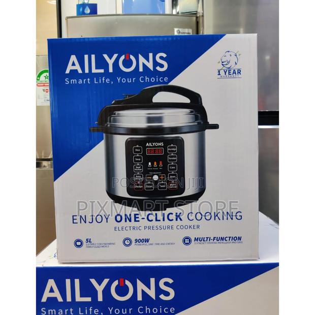 Ailyons 5 Litres Electric Pressure Cooker – Safe Cooking
Ailyons 5l