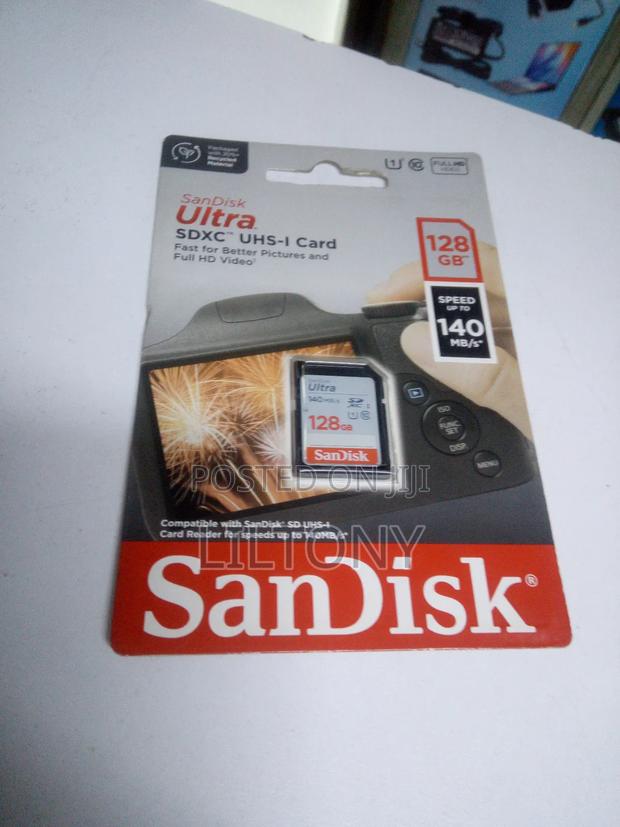 128gb 140mb/S Camera Memory Card - main view