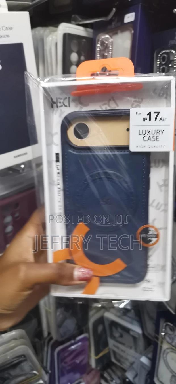 Yoder Hdd Premium Leather Magsafe Back Case For iPhone 17 Air - main view