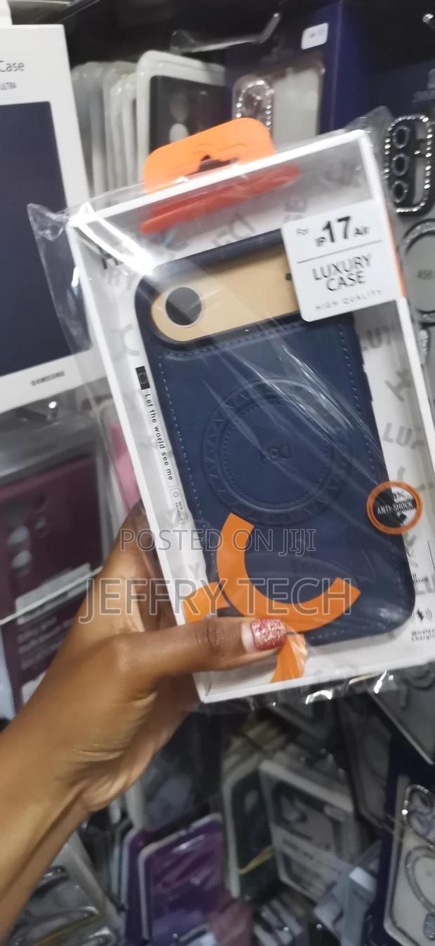 Yoder Hdd Premium Leather Magsafe Back Case For iPhone 17 Air - thumbnail 2