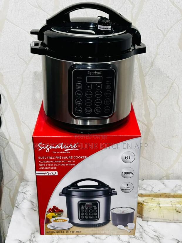 Signature 6 Litres Electric Pressure Cooker - main view