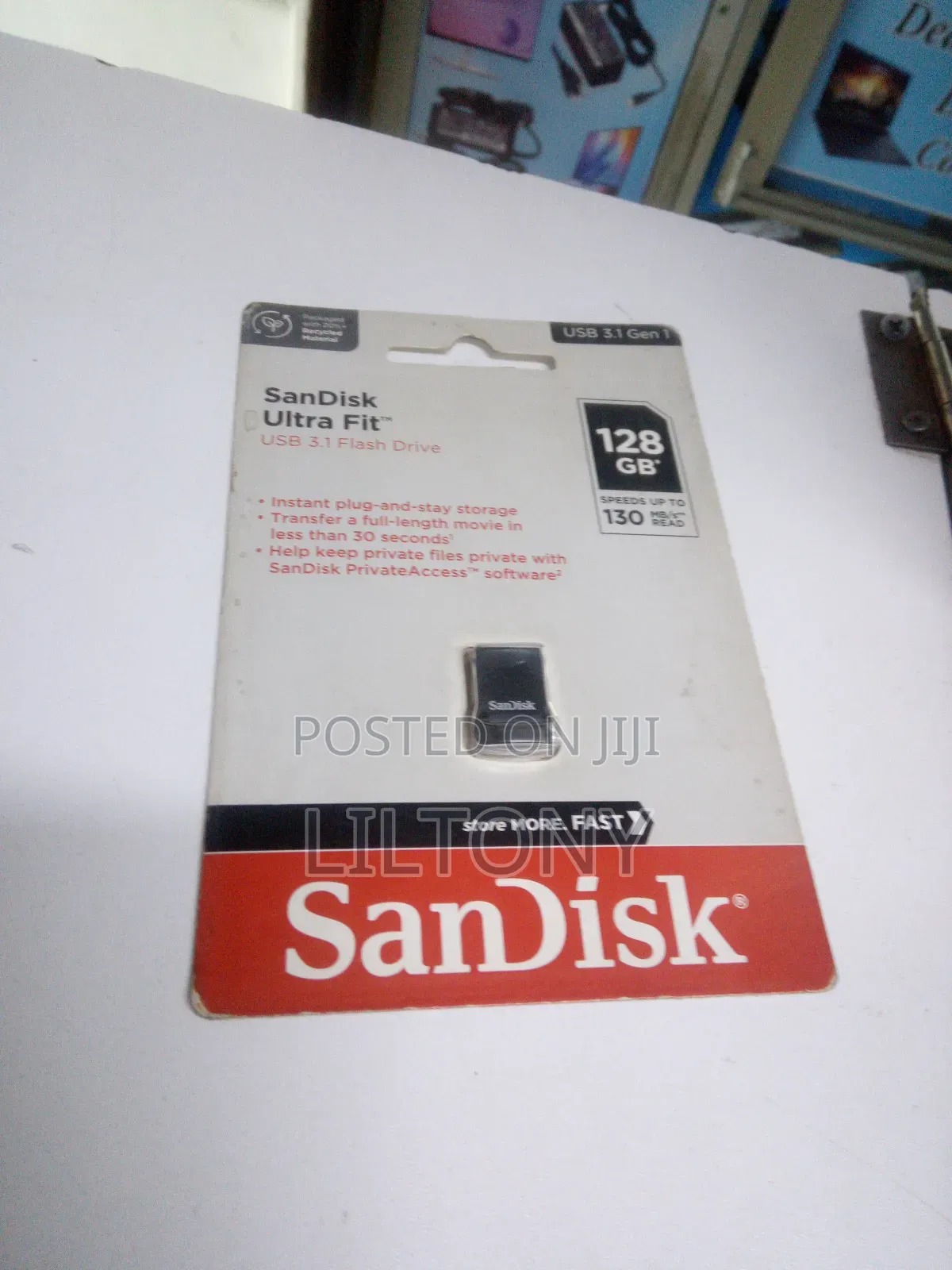 128gb Usb 3.1sandisk Ultra Fit Flash Drive
