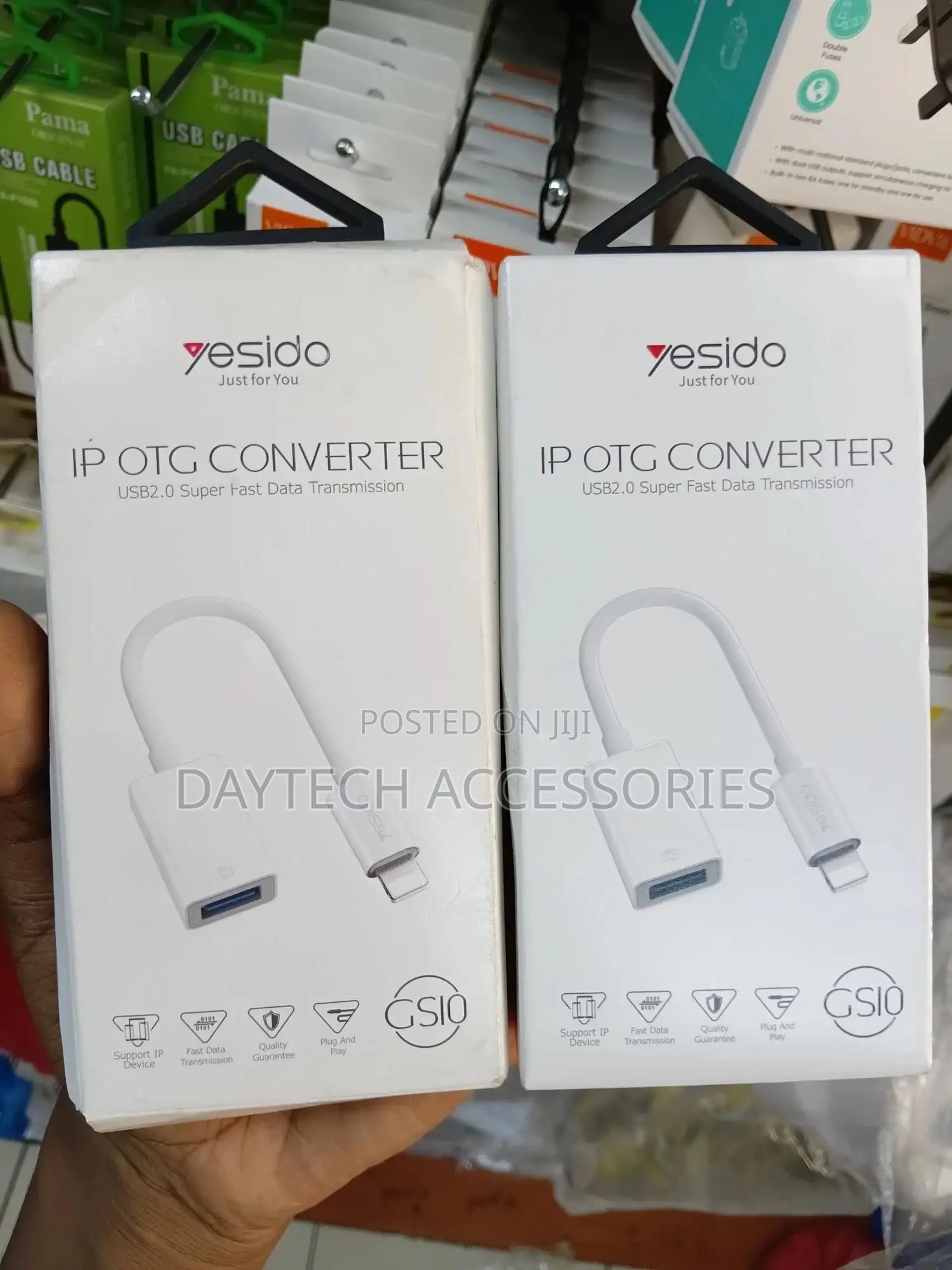 Yesido Gs10 Lightning to Usb-a 3.0 Otg Adapter (15cm)