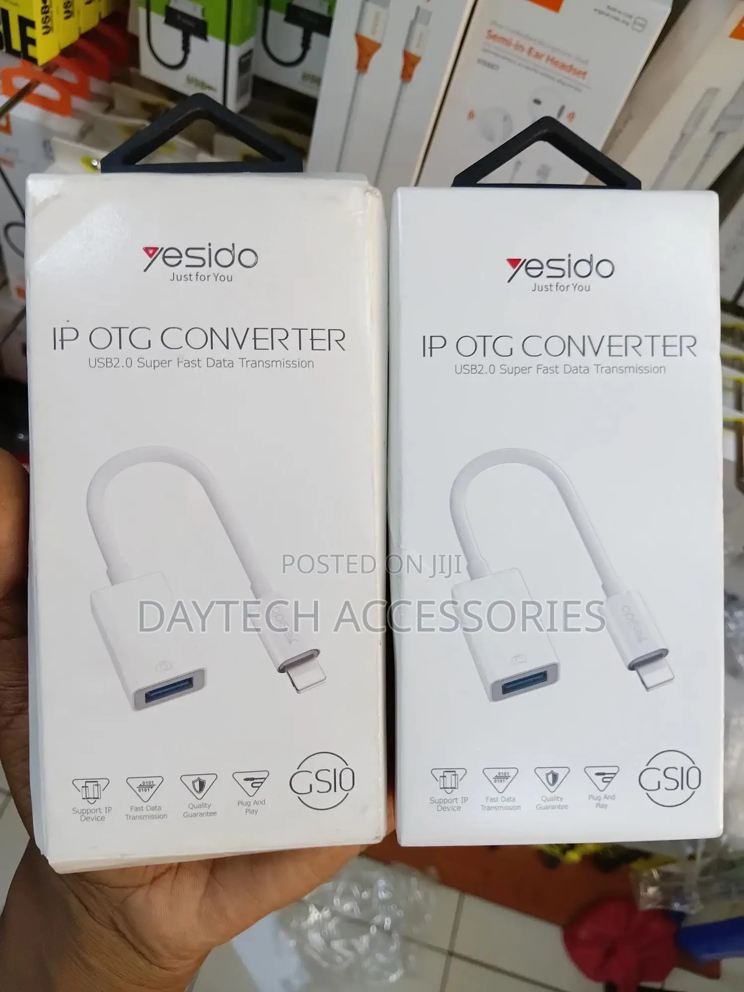 Yesido Gs10 Lightning to Usb-a 3.0 Otg Adapter (15cm)