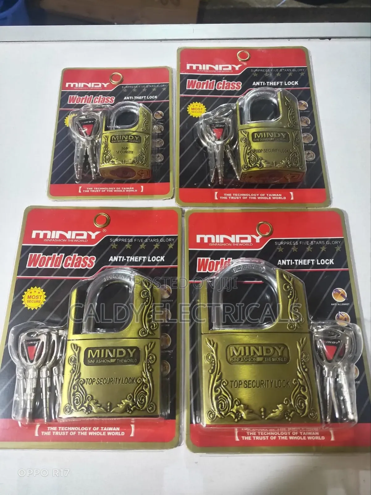 Mindy World Class Anti-theft Padlock 70mm