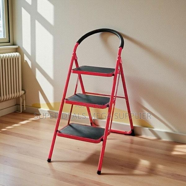 Light Weight Foldable Aluminum Easy Storage 3 Step Ladder Stepladder