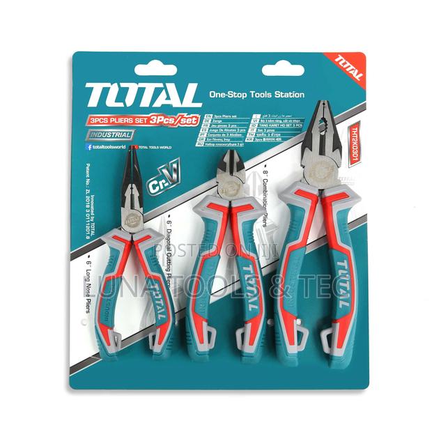 Total Tht2k0301 3 PCS Pliers Set