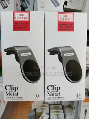 Earldom Et-Eh56 Universal Magnetic L Shaped Car Phone Holder - Black