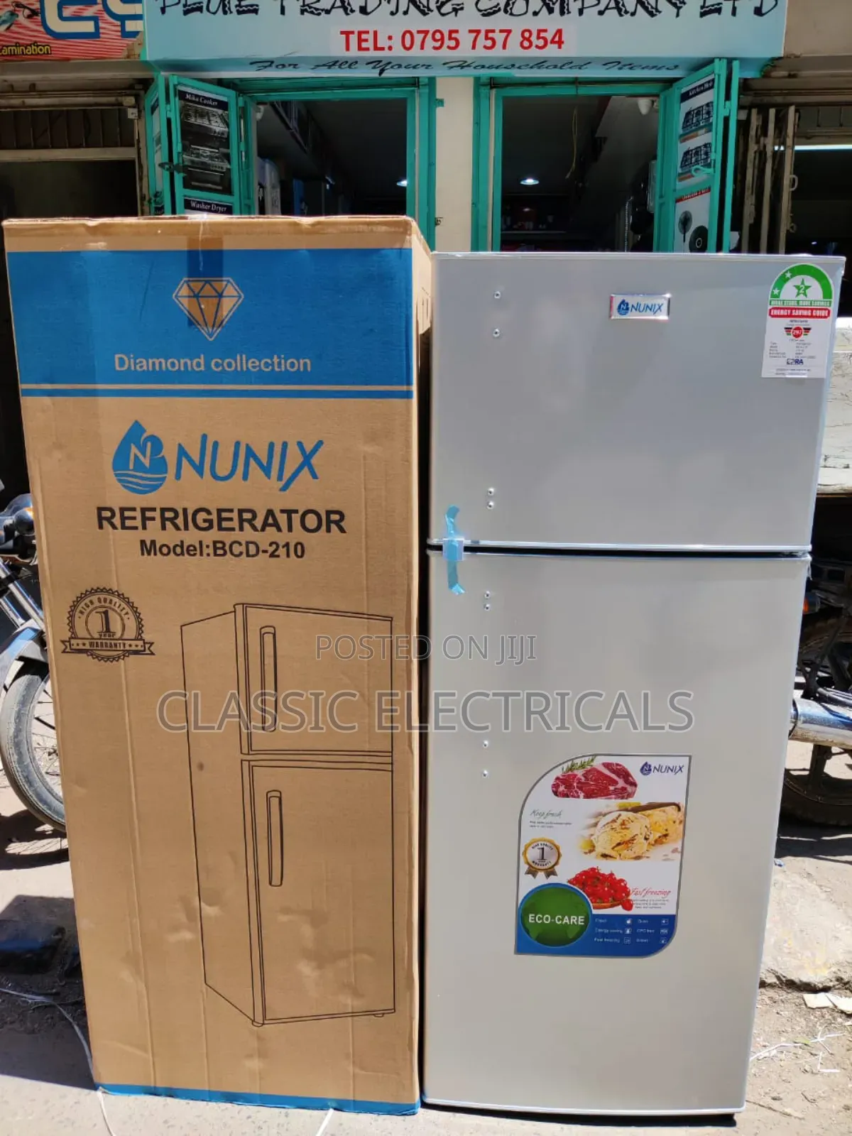 Nunix Double Door Fridge