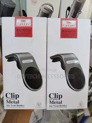Earldom Et-Eh56 Universal Magnetic L Shaped Car Phone Holder - Black