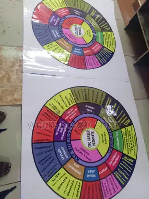 2 PCS Career Wheel Sticker 4ft X 4ft Each