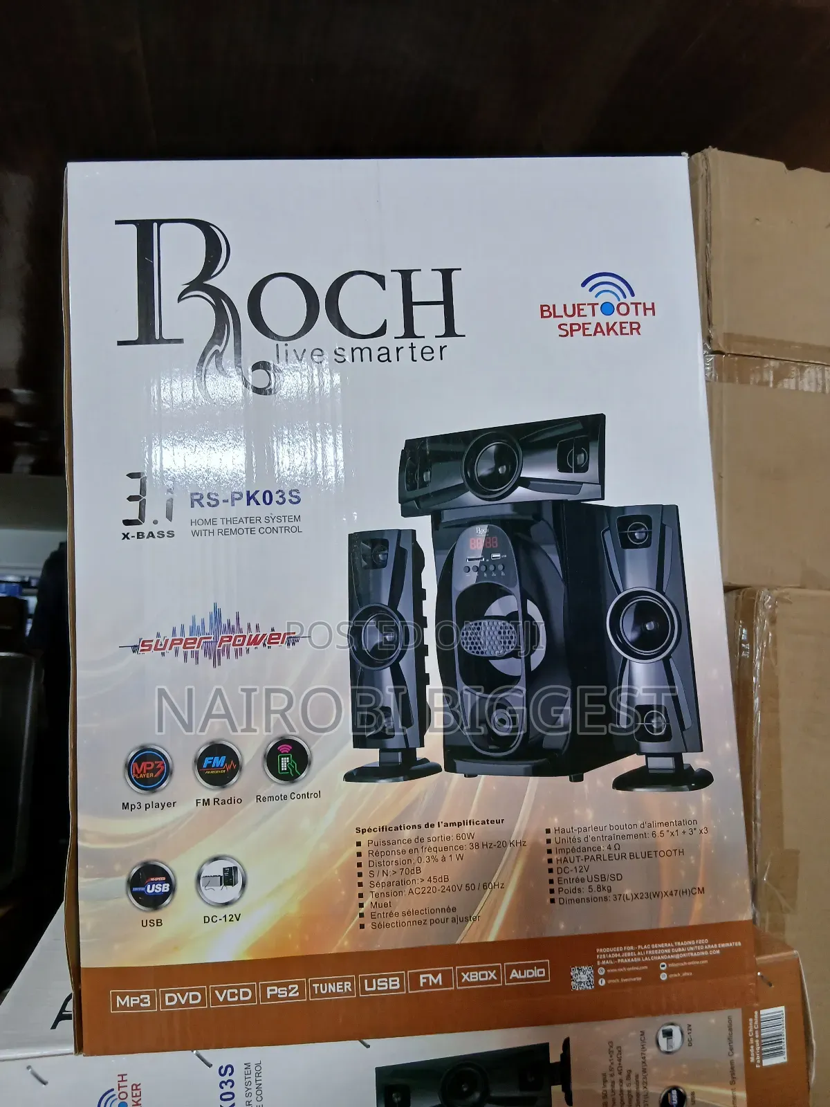 Roch 3.1channles Best Woofer System