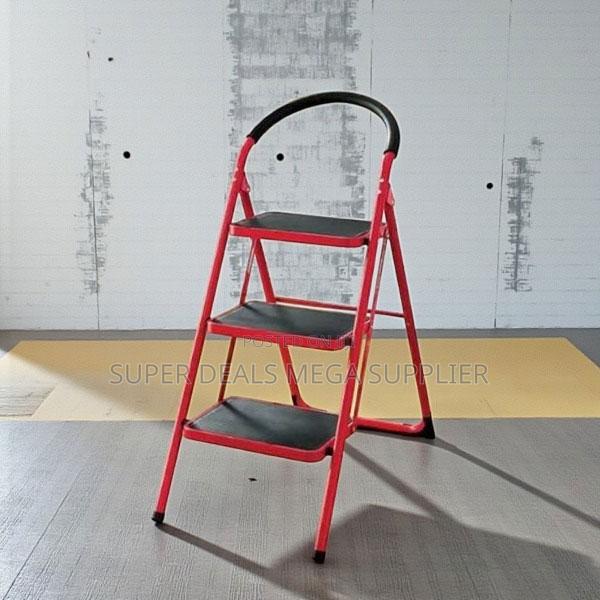 Non Slip Aluminum Stable Performance 3 Step Ladder Stepladder