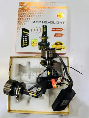 H4 Headlights Ap-416 With a Mobile App for Changing Colours –Rgb Smart